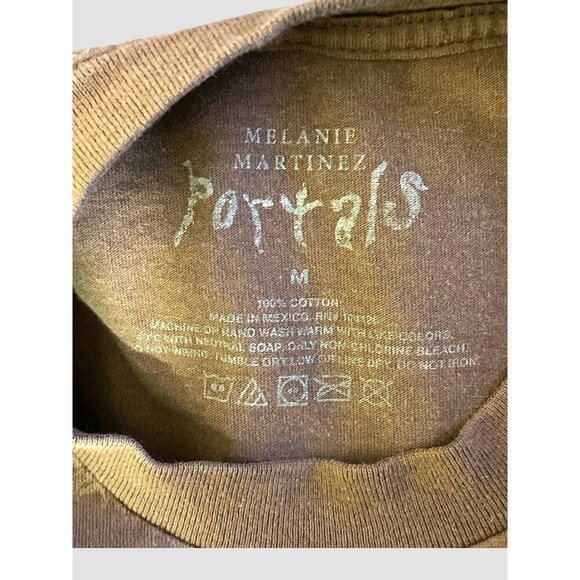 Melanie Martinez Official Merch Concert Tee Portals Shirt Medium Brown Unisex - Picture 4 of 4